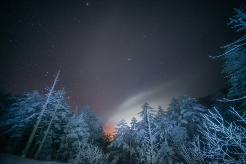【1月】ヘブンスの燈火と霧氷林